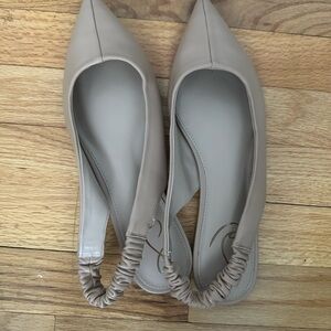 Sam Edelman Beige Slingback Flats